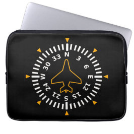 Capa Para Notebook Instrumento de Voo de Compass de Aeronaves