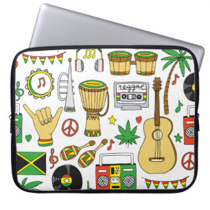 Capa Para Notebook Instrumentos Musicais: Reggae Sem Olhos