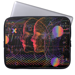 Capa Para Notebook Inteligência artificial e conceito de realidade vi