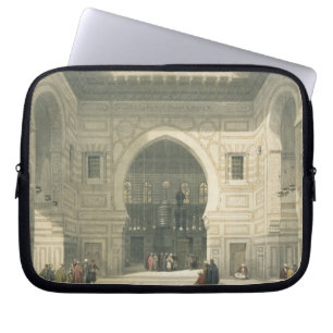 Capa Para Notebook Interior da mesquita da sultão Hasan, o Cairo,