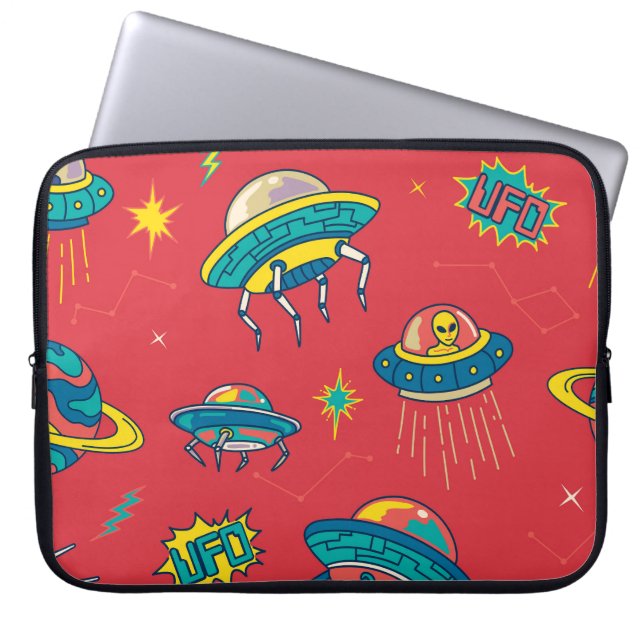 Capa Para Notebook Invasores de Espaço OFO Retroativo (Frente)