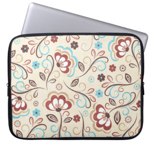 Capa Para Notebook Invólucro Floral Bolsa de laptop