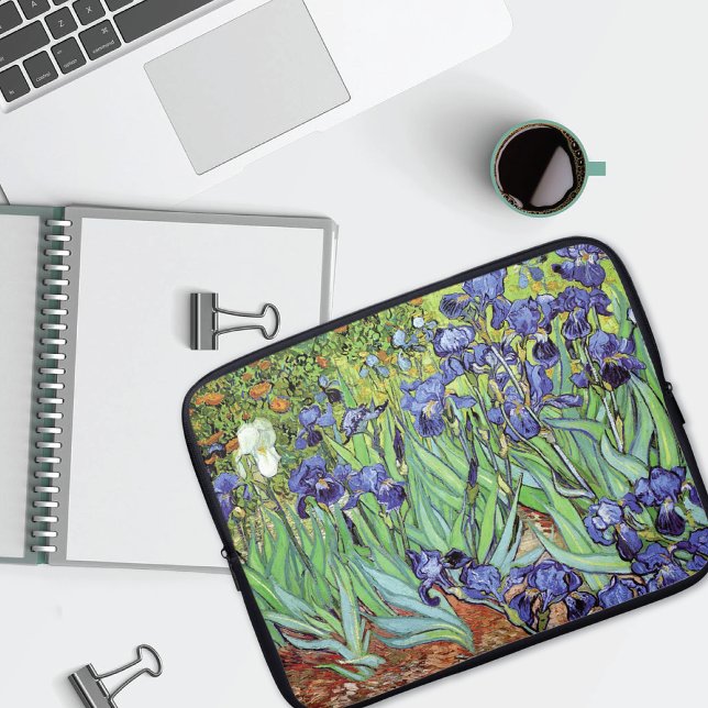 Capa Para Notebook Iris Flowers Vincent van Gogh (Criador carregado)