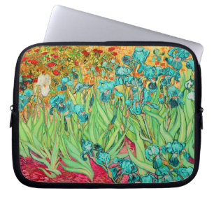 Capa Para Notebook Íris verde-aquático de Vincent van Gogh