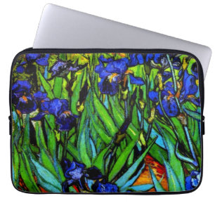 Capa Para Notebook Irises, a famosa pintura floral de Van Gogh