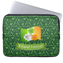 Capa Para Notebook Irish Celtic Clover