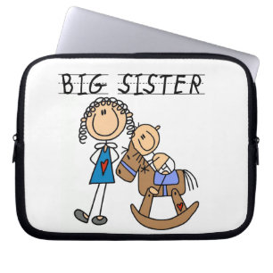 Capa Para Notebook Irmã Grande Com Presentes De Irmão Bebê