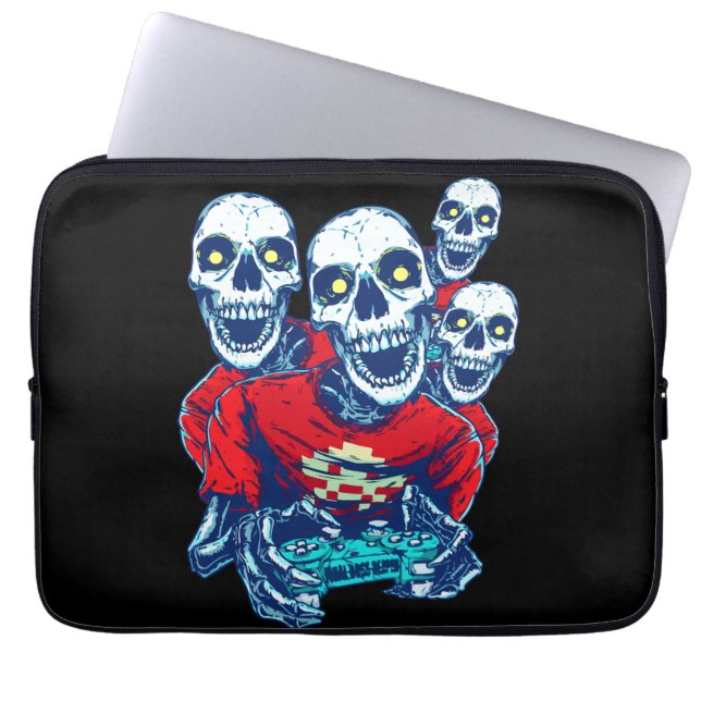 Capa Para Notebook Irmandade Eterna de Jogos: O Esqueleto Vermelho do (Frente)