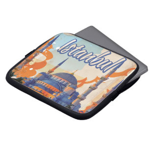 Capa Para Notebook Istambul Aya Sophia viagens vintage da mesquita