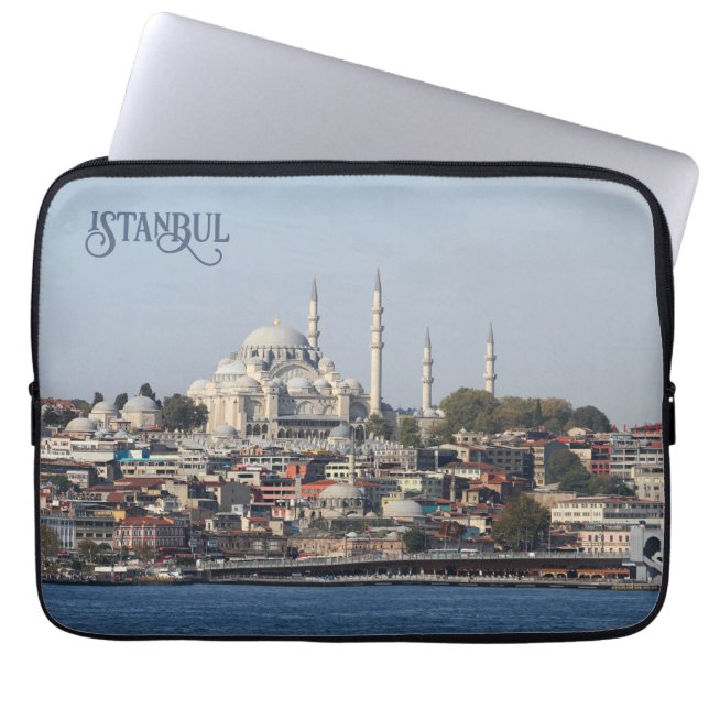 Capa Para Notebook Istambul de texto personalizado (Frente)