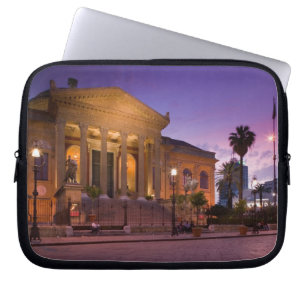 Capa Para Notebook Itália, Sicília, Palermo, Ópera do Teatro Massimo