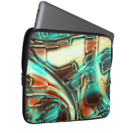 Capa Para Notebook Ivory digital com tom queimado e filme de menta