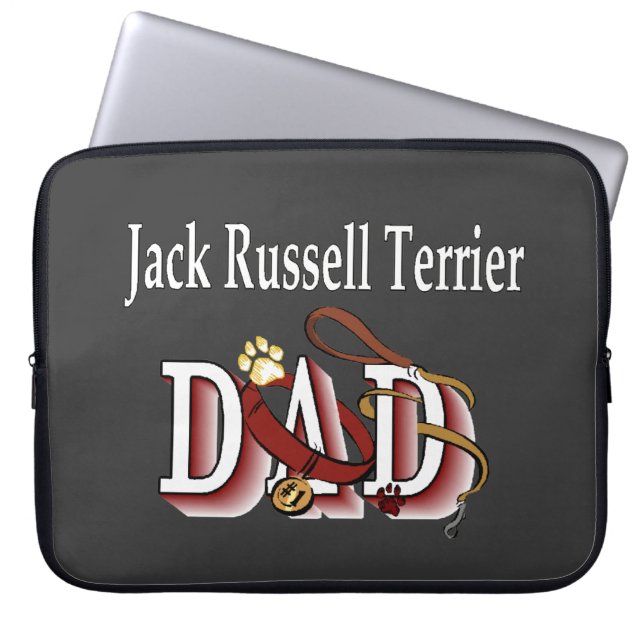Capa Para Notebook Jack Russell Terrier Pai (Frente)