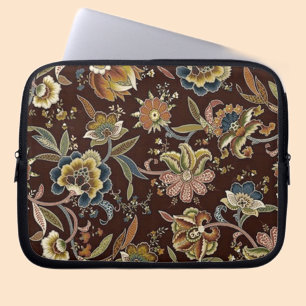 Capa Para Notebook Jacobean Floral Pattern