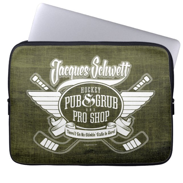 Capa Para Notebook Jacques Schwett Loja de Hóquei Profissional (Frente)