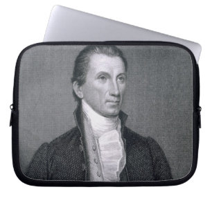 Capa Para Notebook James Monroe, gravado pelo calcinador Brown Durand