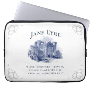 Capa Para Notebook Jane Eyre - I Love Thornfield - Castle