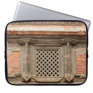 Capa Para Notebook Janela antiga no pátio Nasal Chowk de Hanuman