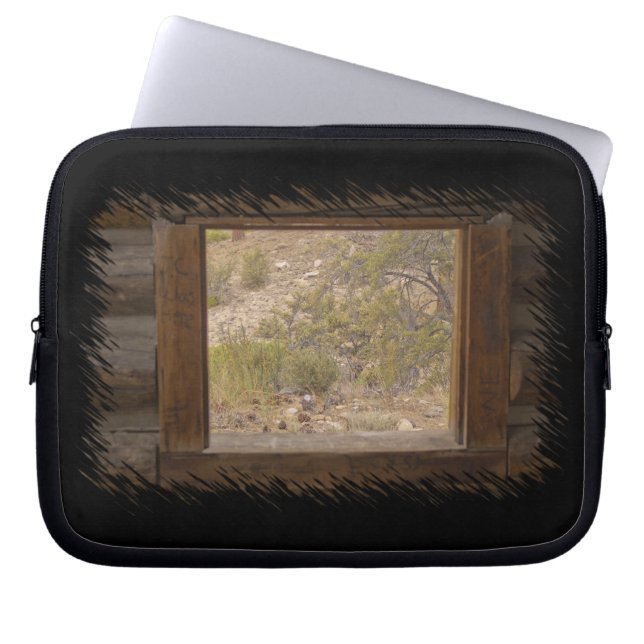 Capa Para Notebook Janela Cabine de Log (Frente)