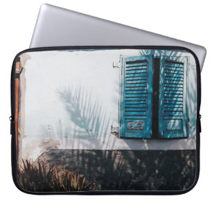 CAPA PARA NOTEBOOK JANELAS ABERTAS AZUIS