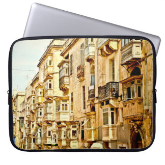 Capa Para Notebook Janelas de arco em Maltamalta,janela,antiga,arquit