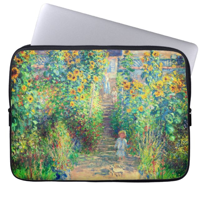 Capa Para Notebook Jardim da Flor Monet (Frente)