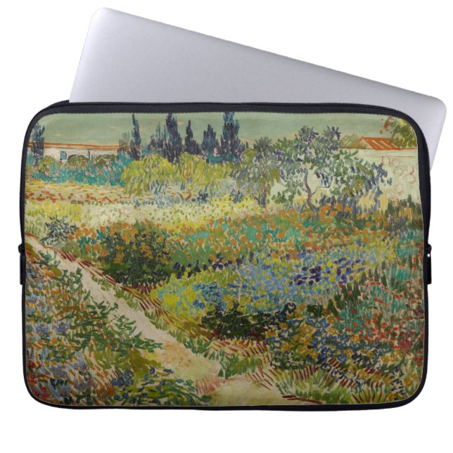 Capa Para Notebook Jardim de Arles - Vincent Van Gogh (Frente)