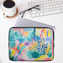 Jardim de Flores Silvestres Abstratas Boho