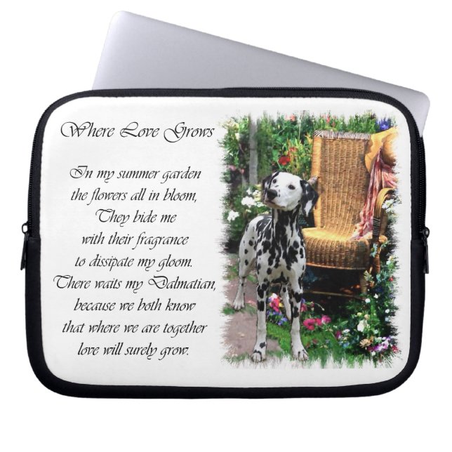 Capa Para Notebook Jardim de Verão da Dalmácia (Frente)