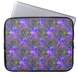 Capa Para Notebook Jardim de violetas......