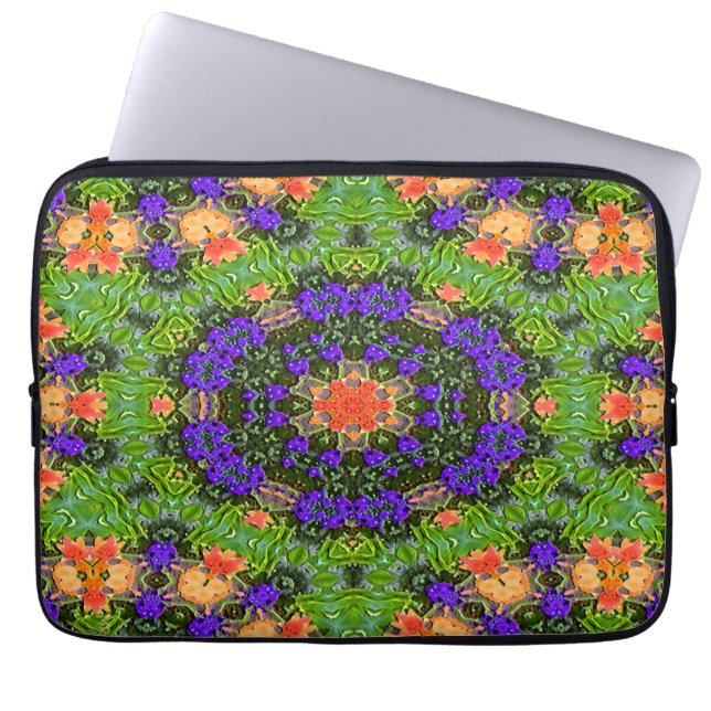 Capa Para Notebook Jardim Mandala.... (Frente)