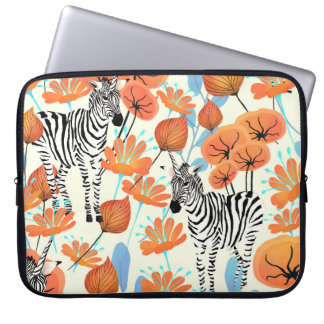 Capa Para Notebook Jardim Zebra