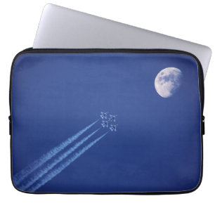 Capa Para Notebook Jatos ao lado da Lua   Colúmbia Britânica