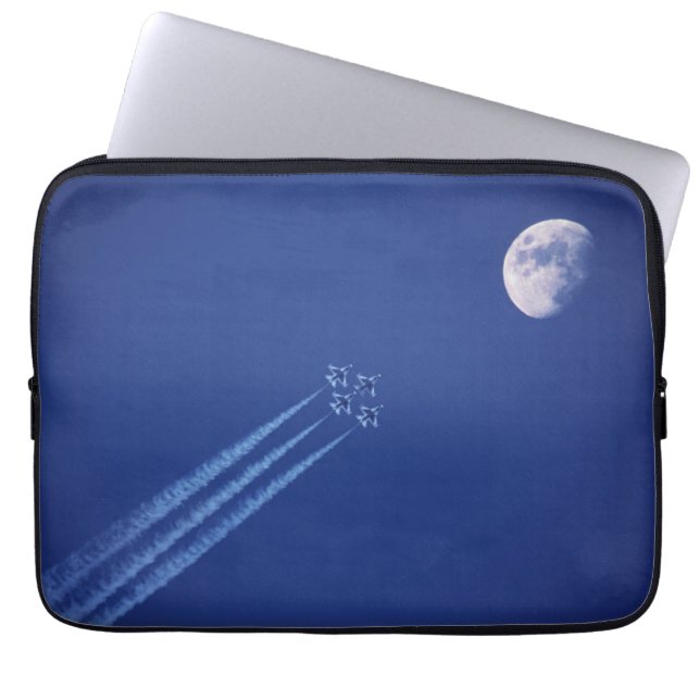 Capa Para Notebook Jatos ao lado da Lua | Colúmbia Britânica (Frente)