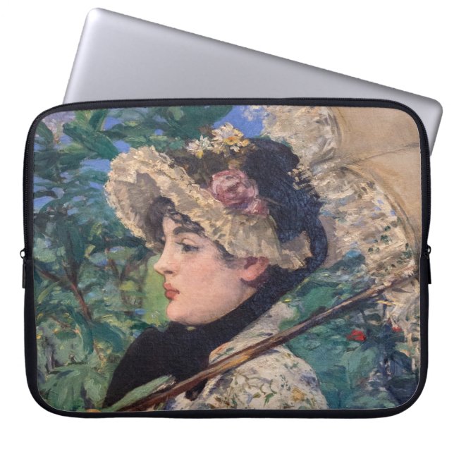 Capa Para Notebook Jeanne (Primavera) Por Édouard Manet (Frente)