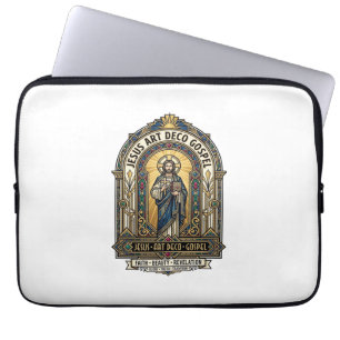 Capa Para Notebook Jesus Art Deco Gospel Jesus Art Deco Fé Cristã