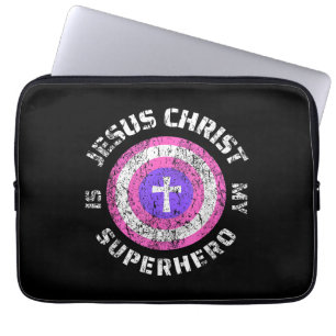Capa Para Notebook Jesus Cristo É Meu Super-herói Jesus
