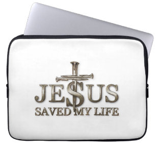 Capa Para Notebook Jesus Cristo Salvou Meu Presente De Vida Para Mulh