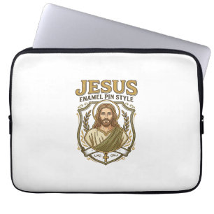 Capa Para Notebook Jesus Enamel Pin Estilo Jesus Enamel Pin Cristão 