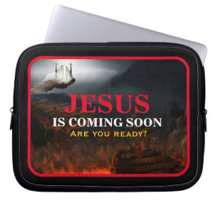 CAPA PARA NOTEBOOK JESUS ESTÁ CHEGANDO EM BREVE