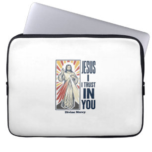 Capa Para Notebook Jesus Eu Confio Em Você Camiseta Desenho Divina Mi