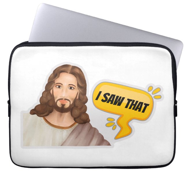 Capa Para Notebook Jesus, Eu Vi Isso (Frente)