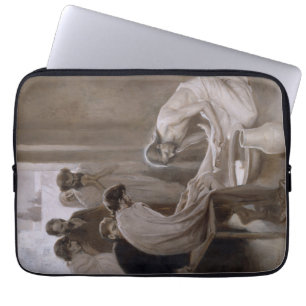 Capa Para Notebook Jesus Lavando os Pés de Seus Discípulos