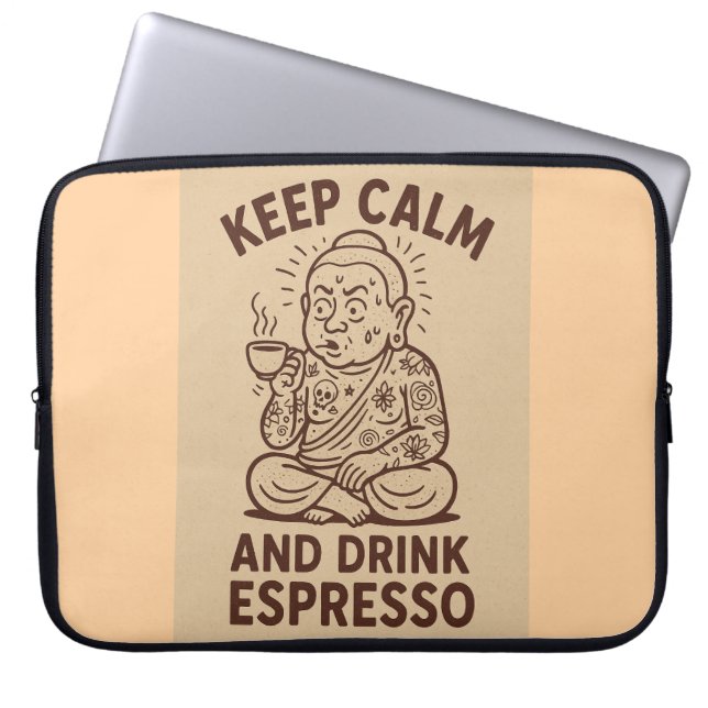 Capa Para Notebook Jittery Buddha Bag (Frente)