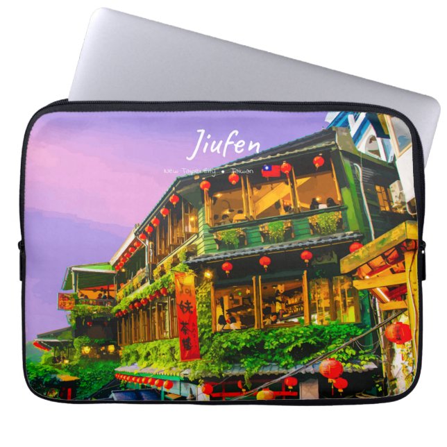 Capa Para Notebook Jiufen, Taiwan - Antiga Casa de Chá (Frente)