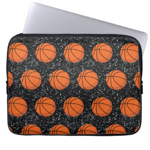 Capa Para Notebook Jogador de basquete Esportes Bola Negra Elegante