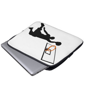 Capa Para Notebook Jogador de Basquete Silhout Slam Dunk