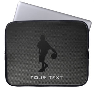 Capa Para Notebook Jogador de basquetebol do olhar da fibra do