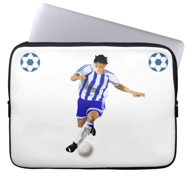 Capa Para Notebook Jogador de futebol (Frente)