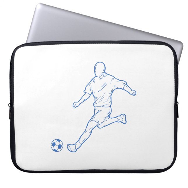 Capa Para Notebook jogador de futebol (Frente)